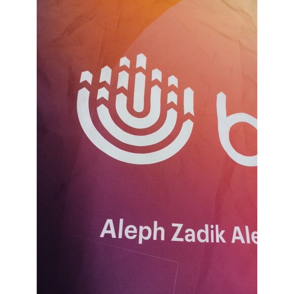 BBYO Aleph Zadik Aleph & B'nai B'rith Girls Banner Flag 72"x30" - Picture 4 of 8